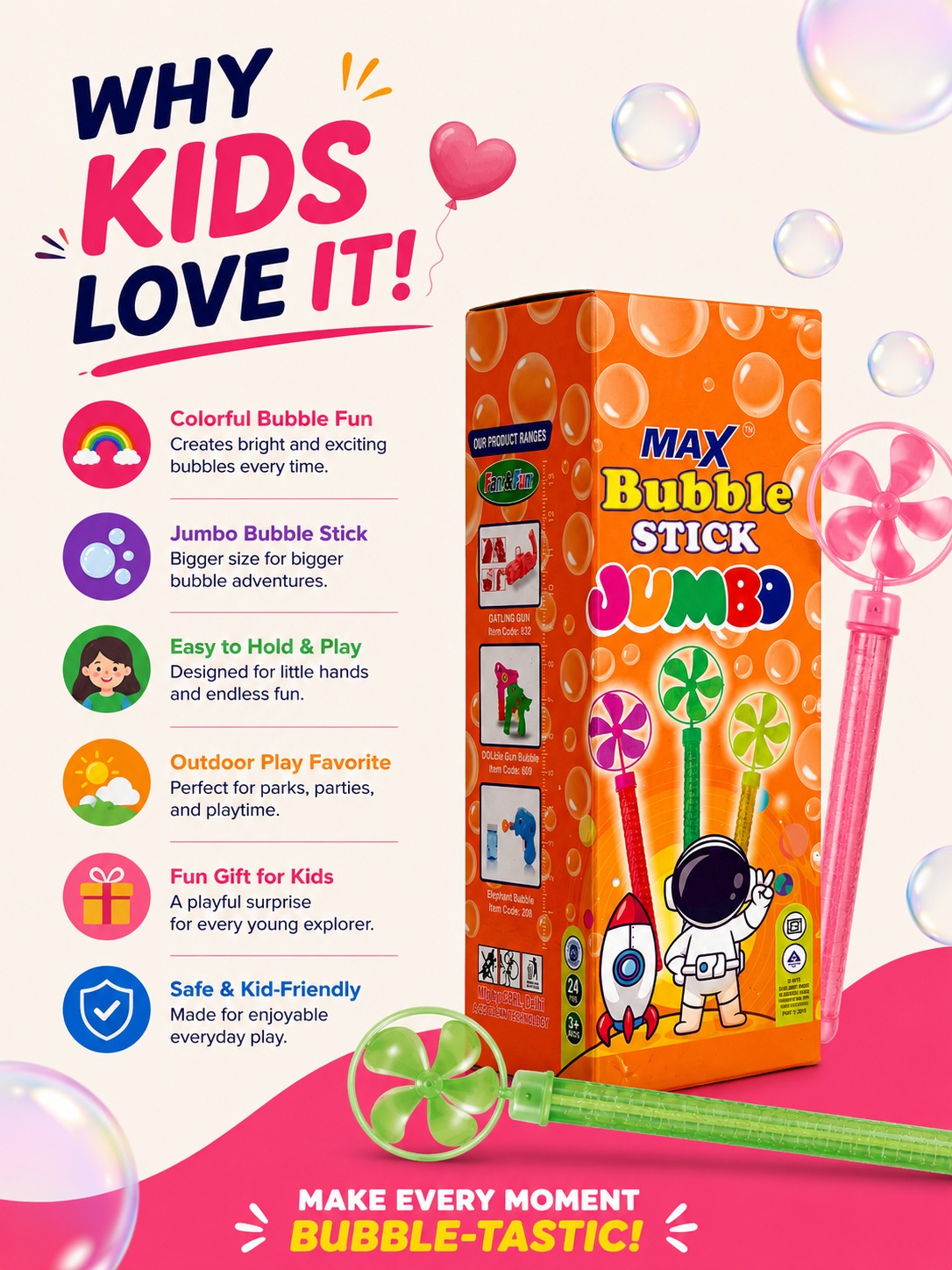 Jumbo Bubble Stick